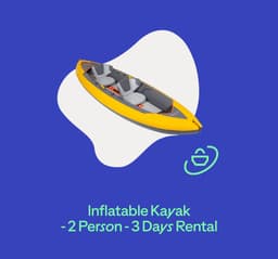 3 Days Rent Inflatable  Kayak 1-2 Persons 